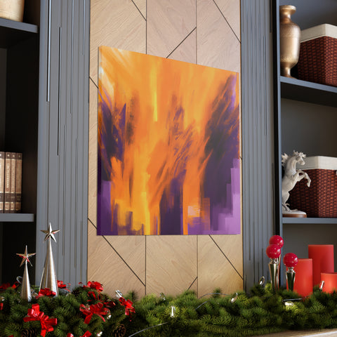 Fidelia Violettorange - Canvas