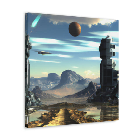 and catchy
Futuristic Transhumanism Scene.