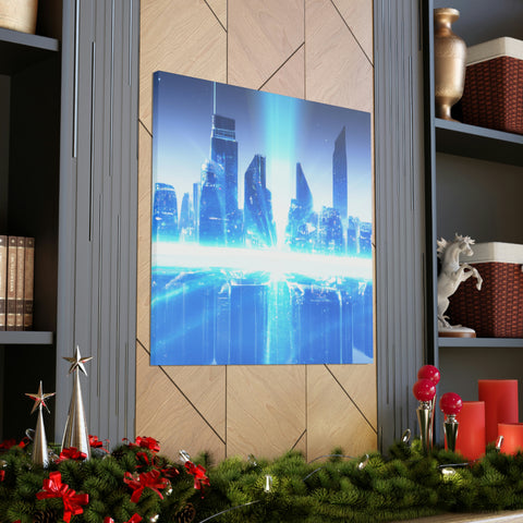 Illuminated Cityscape