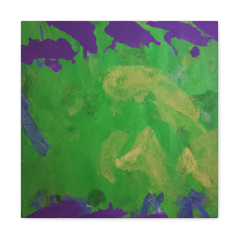 Elfonzo the Greenpurple - Canvas