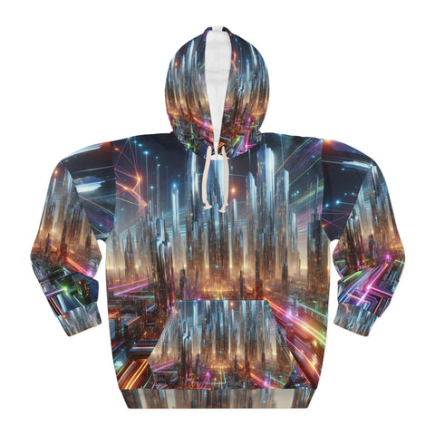 Versatile All-Over Print Unisex Pullover Hoodie