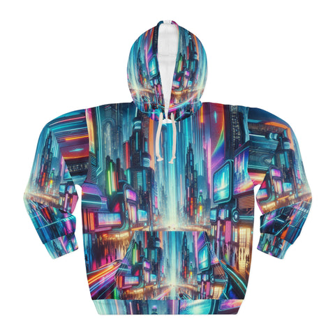 Versatile All-Over Print Unisex Pullover Hoodie