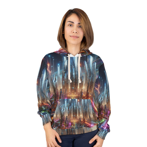 Versatile All-Over Print Unisex Pullover Hoodie