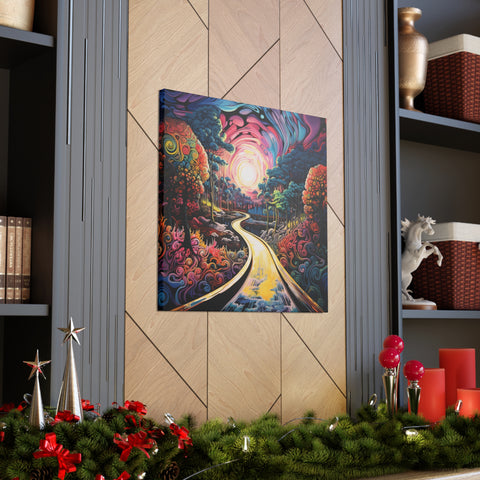 "Psychedelic Voyage: Tapestry of Colors - Bohemian Wall Décor Masterpiece for Unique Home Aesthetics #VisualFiesta"