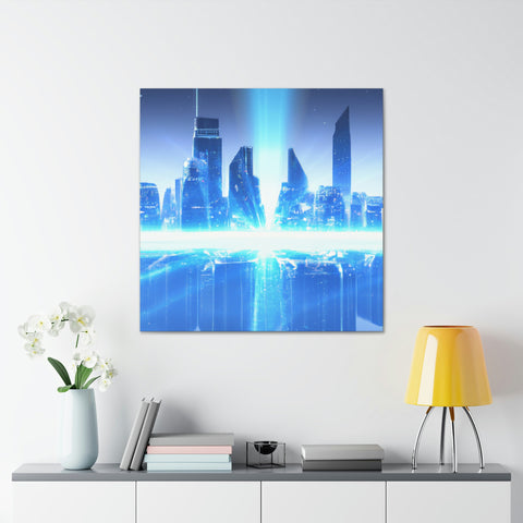 Illuminated Cityscape