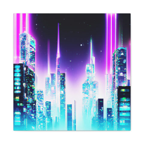 Glowing Cityscape