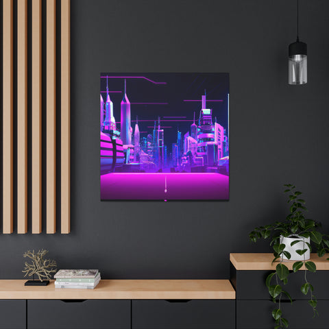 Neon Magenta City.