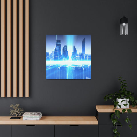 Illuminated Cityscape