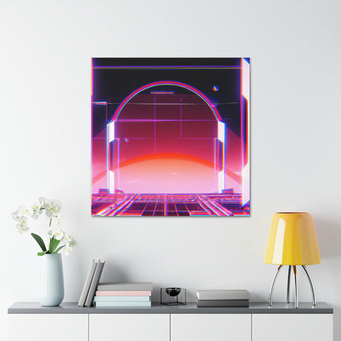 Neon Cyberpunk Landscape