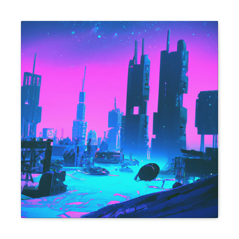 "Synthwave Ruinscape"