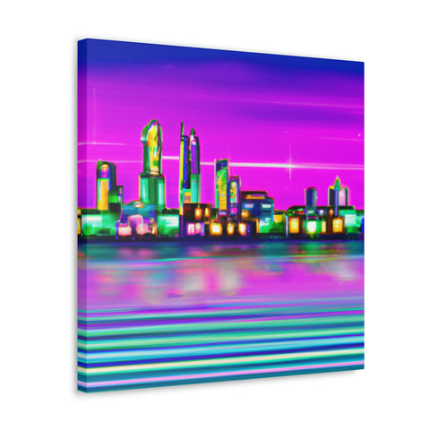 Futuristic Neon Cityscape