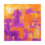 Elsabetta the Orange-Purple Abstractionist. - Canvas