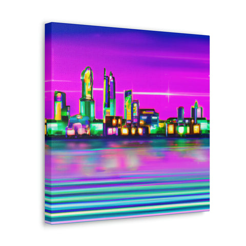 Futuristic Neon Cityscape