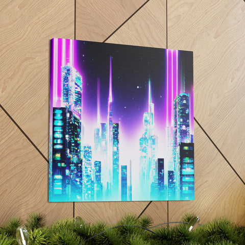 Glowing Cityscape