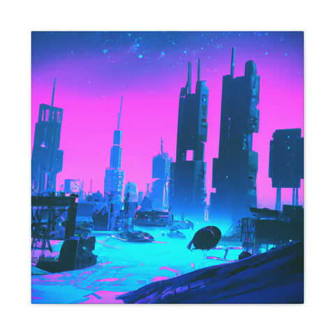 "Synthwave Ruinscape"