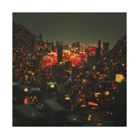 Lit Cityscape