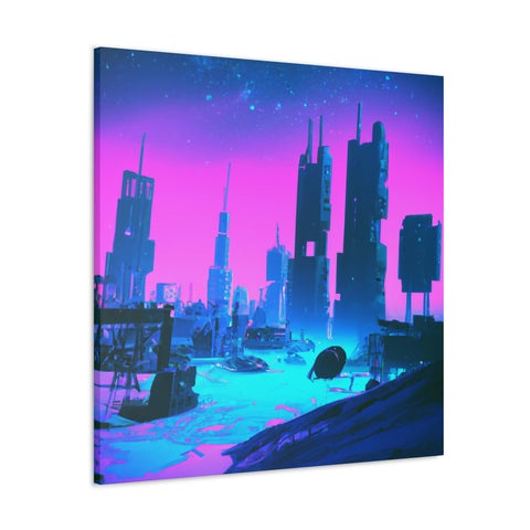 "Synthwave Ruinscape"