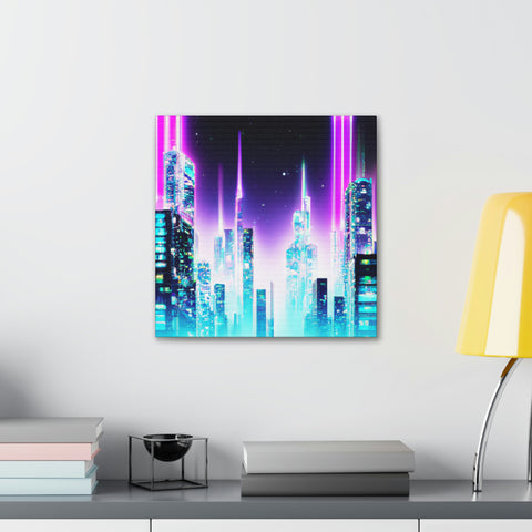 Glowing Cityscape