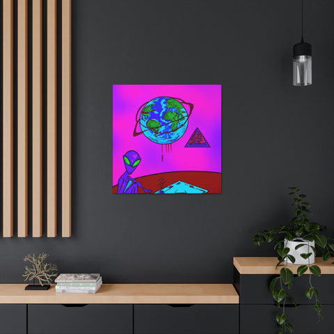 VibePaint: Alien Worlds.