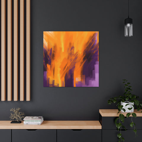 Fidelia Violettorange - Canvas