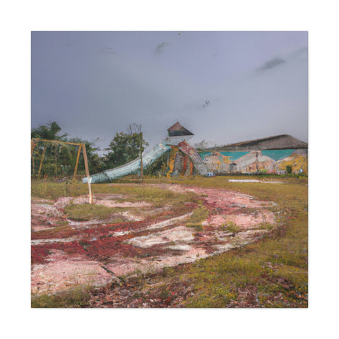 Abandoned Playground Panorama