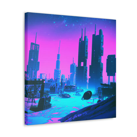 "Synthwave Ruinscape"