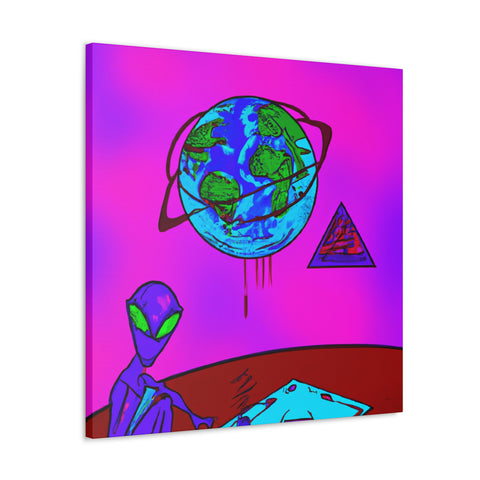 VibePaint: Alien Worlds.