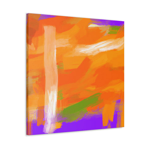 Octavia the Orange and Purple. - Canvas