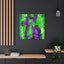 Eloise Splotchy Greenpurple - Canvas