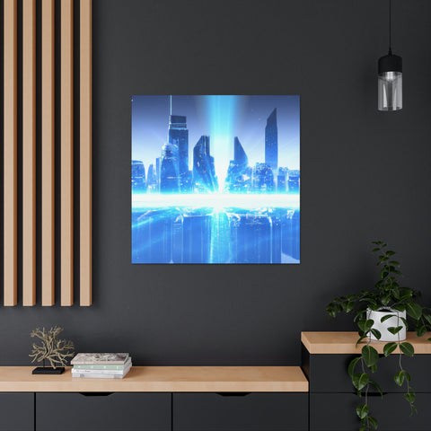 Illuminated Cityscape