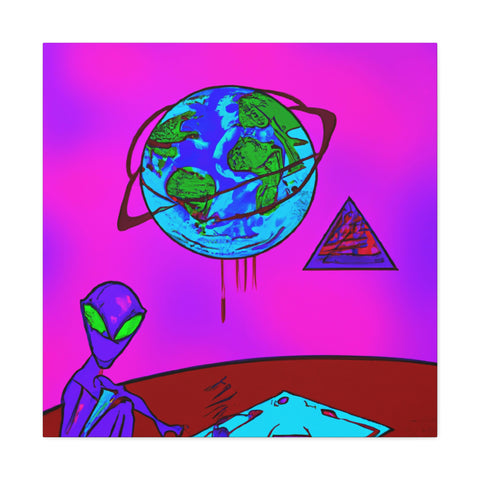 VibePaint: Alien Worlds.