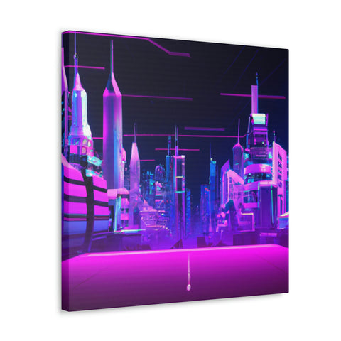 Neon Magenta City.