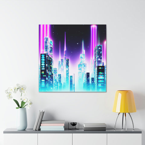 Glowing Cityscape