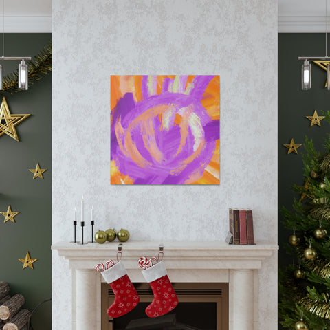 Ermengarde Orangepurple. - Canvas