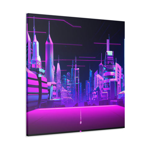 Neon Magenta City.