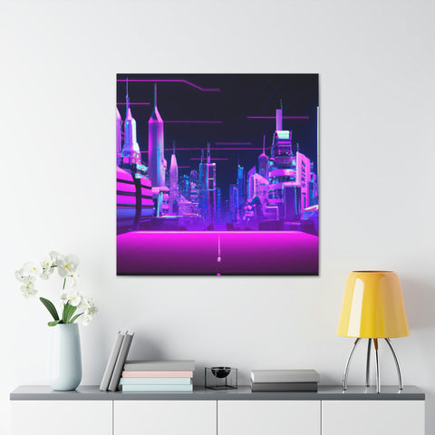 Neon Magenta City.