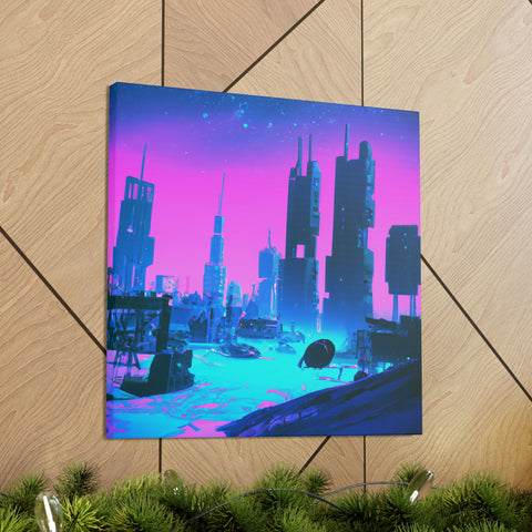 "Synthwave Ruinscape"