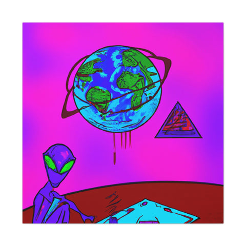 VibePaint: Alien Worlds.