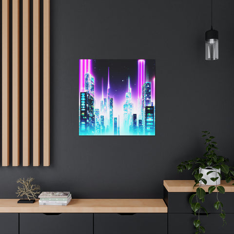 Glowing Cityscape