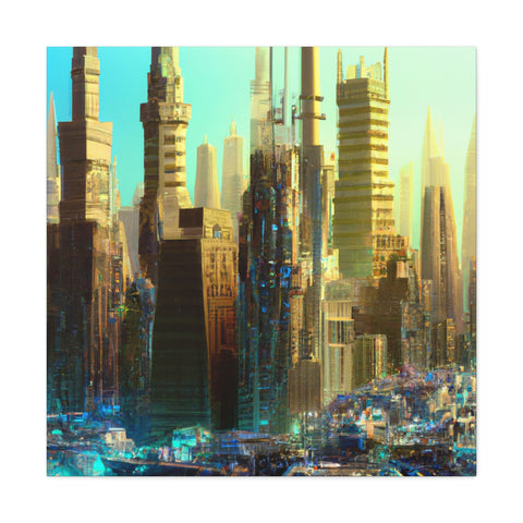 Vivid Future Cityscape.