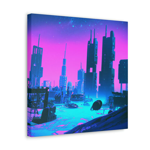 "Synthwave Ruinscape"