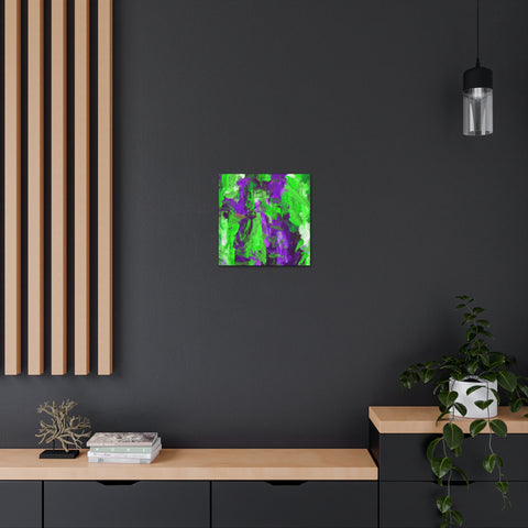 Eloise Splotchy Greenpurple - Canvas