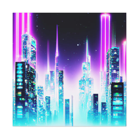 Glowing Cityscape