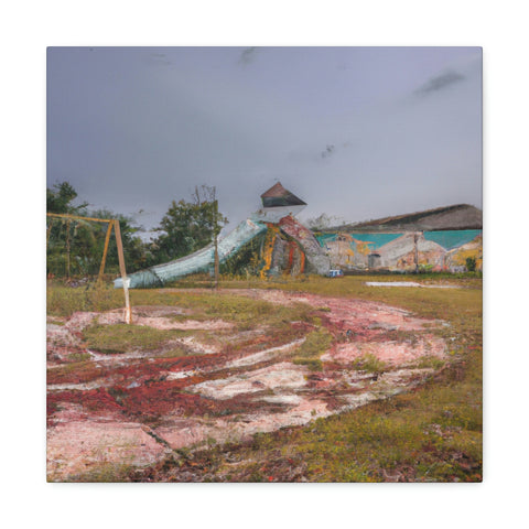 Abandoned Playground Panorama