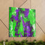 Eloise Splotchy Greenpurple - Canvas