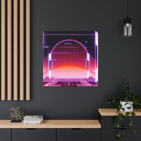 Neon Cyberpunk Landscape