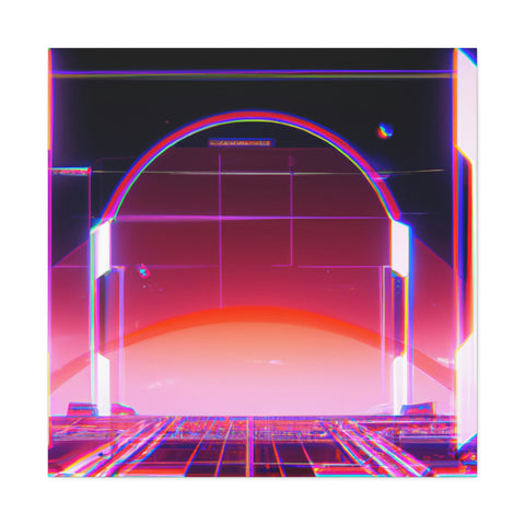 Neon Cyberpunk Landscape