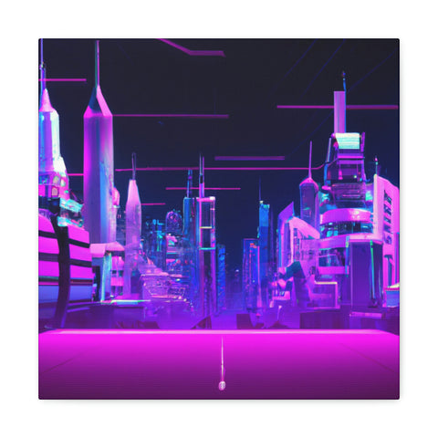 Neon Magenta City.