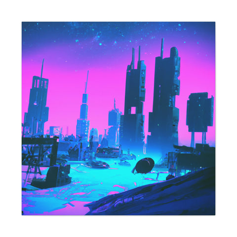 "Synthwave Ruinscape"