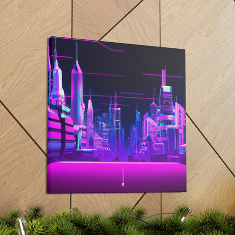 Neon Magenta City.